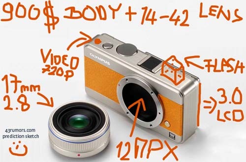 Olympus E-P1 Specifications Rumor